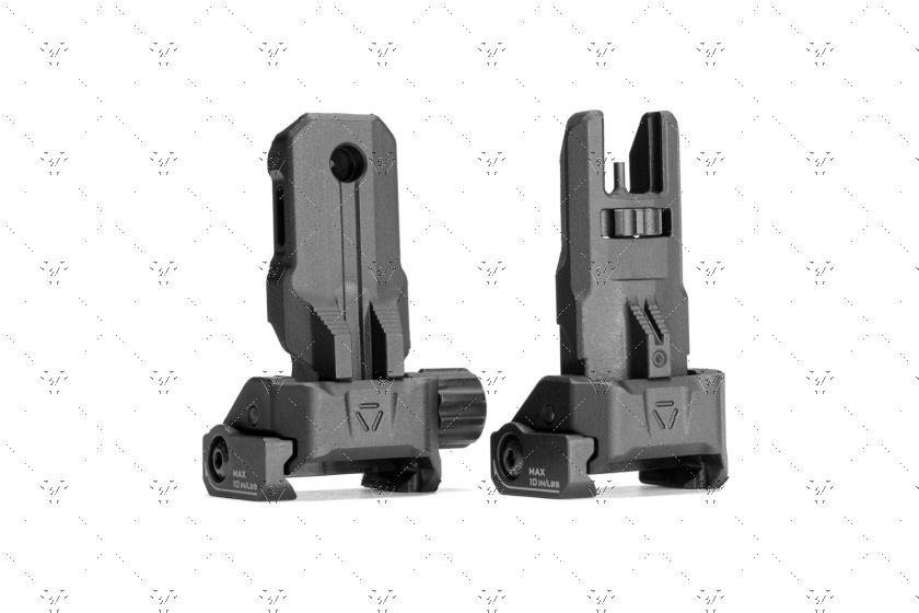 Flip Up Backup Iron Sight – Rear Only – Polymer – Picatinny Compatible