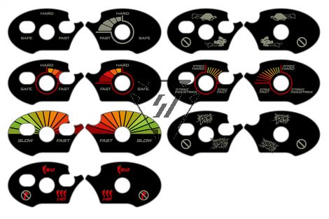 AR Lower Receiver Selector Stickers