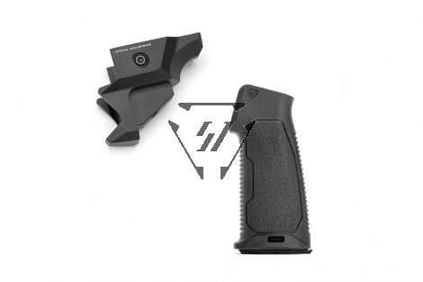 Combo Deal: AR Pistol Grip Adapter for CZ Scorpion & AR Flat Top Overmolded Pistol Grip (15-Degree)