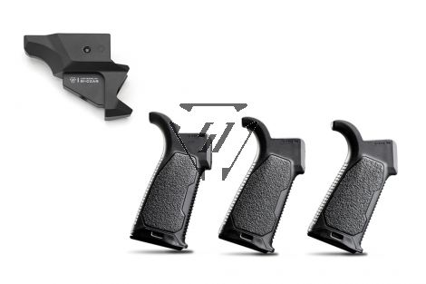 Combo Deal: AR Pistol Grip Adapter for CZ Scorpion & AR Overmolded Enhanced Pistol Grip