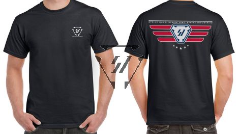 SI Wings T-Shirt - Black (limited run)