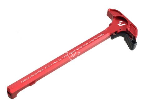 Charging Handle with Extended Latch for .223/5.56 - Red (Blemished)