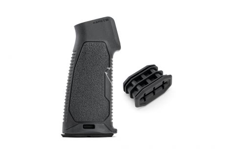 AR Flat Top Overmolded Pistol Grip (15-Degree) & Strike Pistol Grip Plug Tool Holder Insert Combo