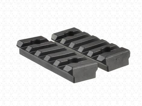2pcs Polymer 5 Slot KeyMod Short Rail Section
