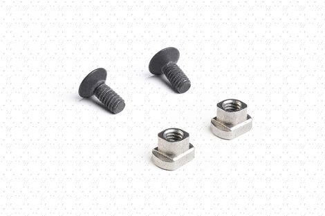 [#2&3] Spare Screws (2pcs) & Nuts (2pcs) for MLOK LINK Curved ForeGrip - 4pcs total