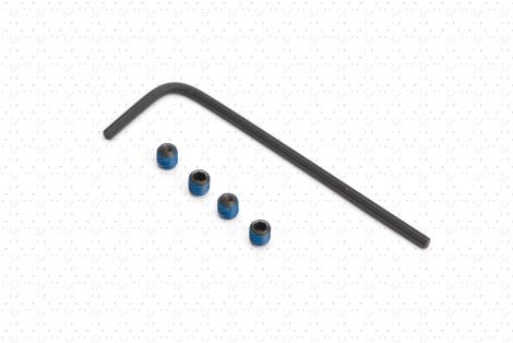 PART-BM4-HAYL-RAIL#2&3 [#2-3] Spare Set Screws and Allen Wrench for HAYL Rail M-LOK Handguard for Benelli M4 - 5pcs