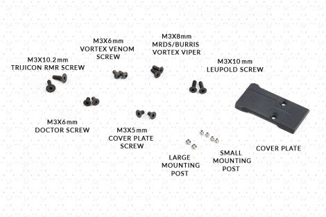 Spare Parts for SI Universal Optics Mount (Strike Slide & LITESLIDE)