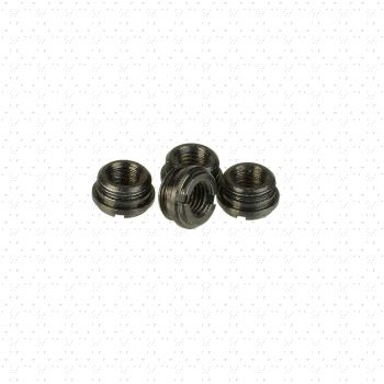 1911 Grip Slimline Screw Bushings with BLACK ZINC COATING