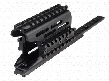 AK Modular / KeyMod Handguard Rail-TRAX 2 - Black (Discontinued)