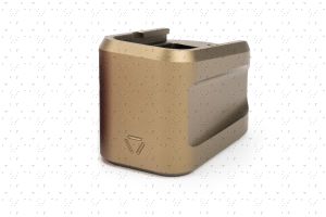 Aluminum Extended Magazine Plate for GLOCK™ G19 (9mm) - FDE