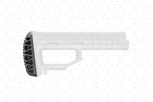 Modular Fixed Stock Extended Rubber Buttpad (BLEM)