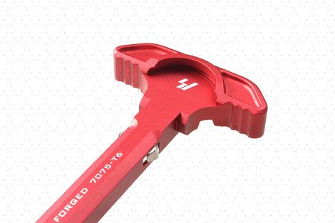 Strike Latchless Charging Handle for .223/5.56 - Red (Blemished)