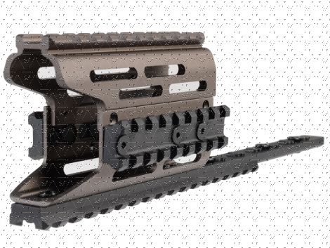 AK Modular / KeyMod Handguard Rail-TRAX 2 - FDE