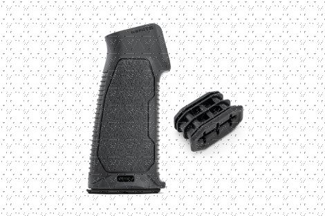 AR Flat Top Overmolded Pistol Grip (15-Degree) & Strike Pistol Grip Plug Tool Holder Insert Combo
