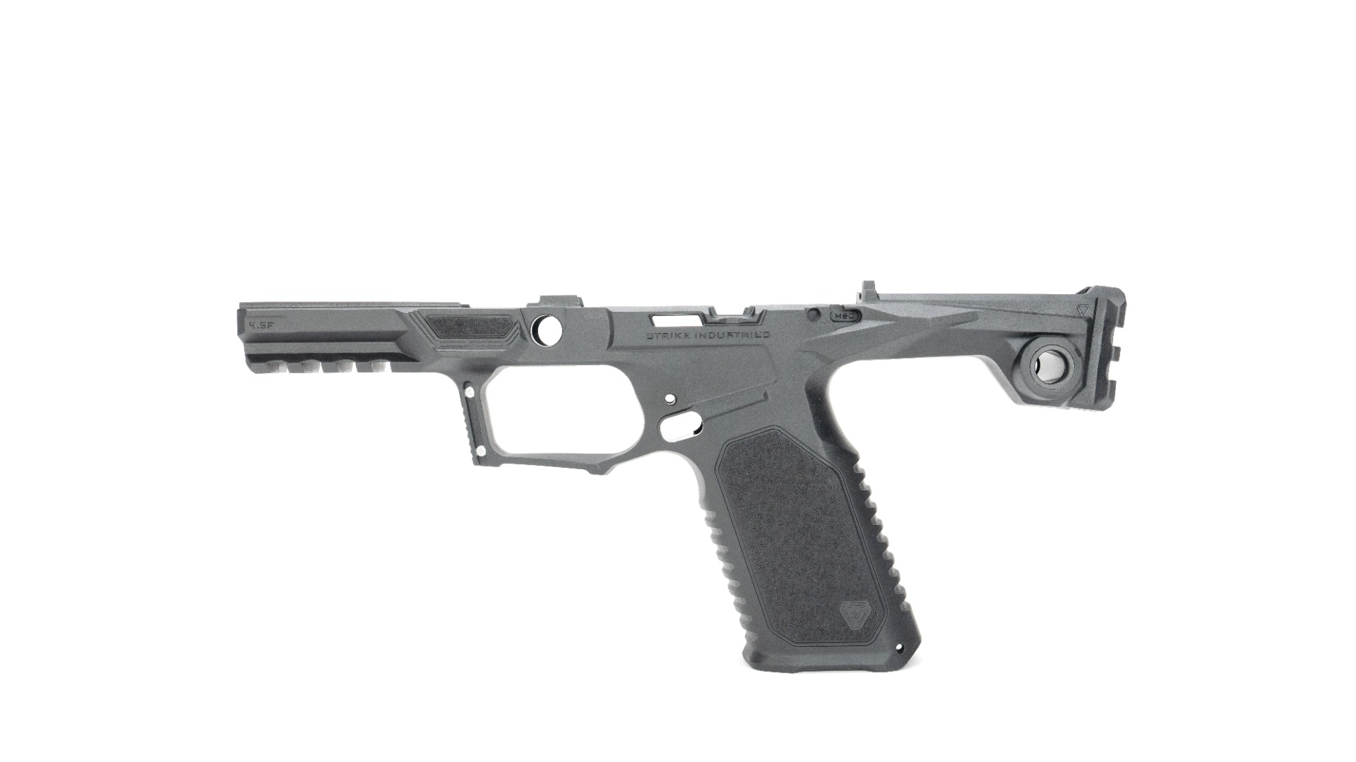 Strike Industries SMC Bravo chassis for Springfield Echelon 4.5 black grip module with front and rear Picatinny rails